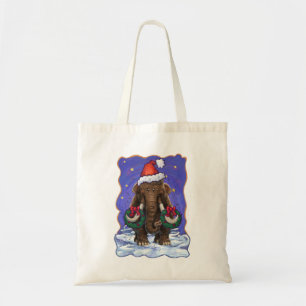 Festive Mastodon Tote Bag