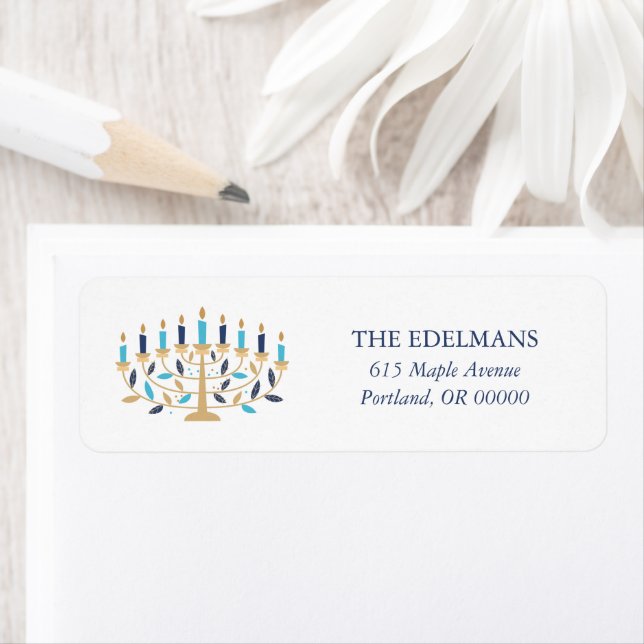 Festive Menorah Hanukkah (Insitu)