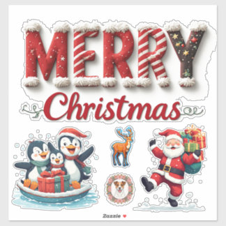 🎁 Festive Merry Christmas Decor 🍬