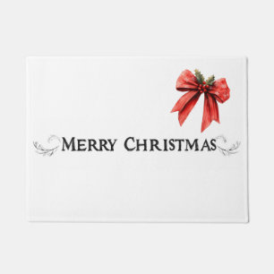 Festive "Merry Christmas" Doormat