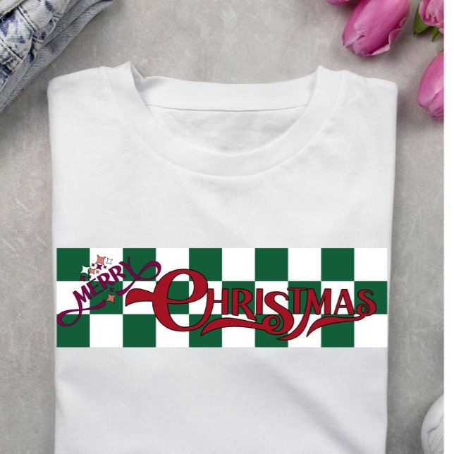 Festive Merry Christmas Holiday  T-Shirt (Creator Uploaded)