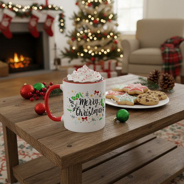 Festive Merry Christmas   Mug (Creator Uploaded)