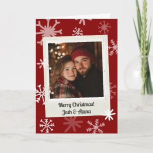 Festive Merry Christmas Photo Card