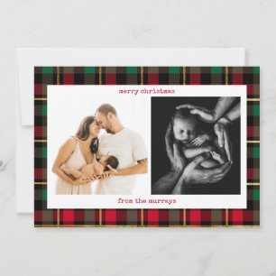 Festive Merry Christmas Photo Holiday Card