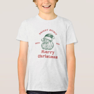"Festive Merry Christmas T-Shirt – Perfect Holiday Tri-Blend Shirt