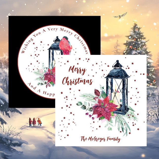 Festive Modern Christmas Card (Festive Modern Christmas Card)