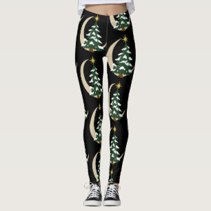 Festive Moonlit Tree Leggings (match a t-shirt)