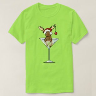 Festive Moose Christmas T-Shirt