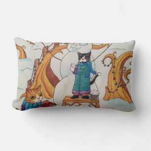 Festive Morning Lumbar Cushion