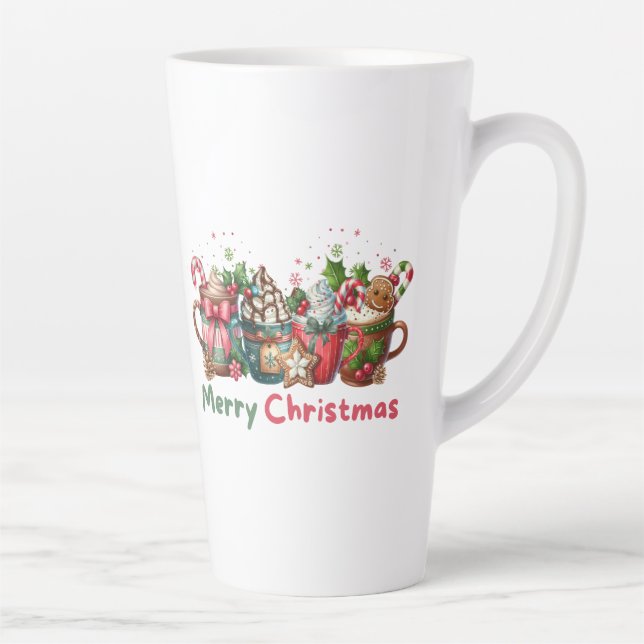 Festive Mugs Cocoa and Treats (Right)