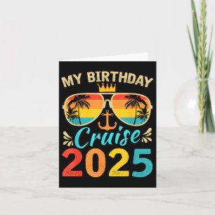 Festive My Birthday Cruise Ship Party 2025  Card