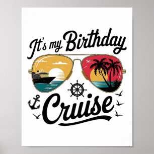 Festive My Birthday Cruise Ship Party 2025 Men1 Poster