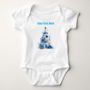 Festive Nautical Baby Bodysuit – Christmas Sailor