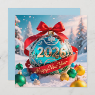 Festive New Year 2026 holiday