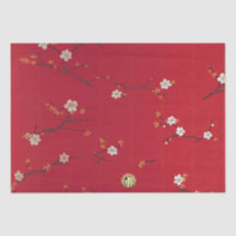 Festive New Year Emperor Red Cherry Blossom 