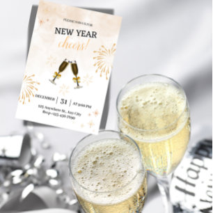 Festive New Year's Eve Party Invitation
