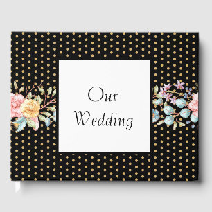 Festive Night Blooms Guest Book