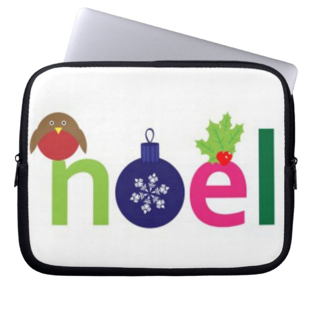 Festive  Noel ipad Sleeve (Front)
