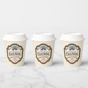 Festive North Pole eggnog party Paper Cups