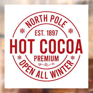 Festive North Pole hot cocoa 