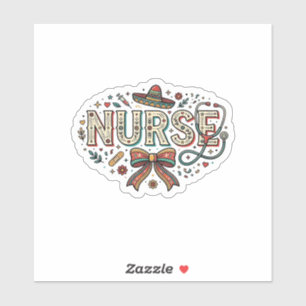 Festive Nurse Vintage Engraving Shirt Design_1