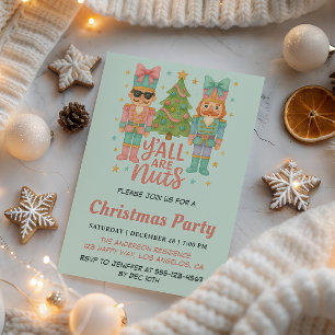 Festive Nutcracker Christmas Holiday Party Invitation