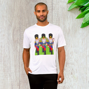 Festive Nutcracker Soldiers with Candy Canes  T-Shirt