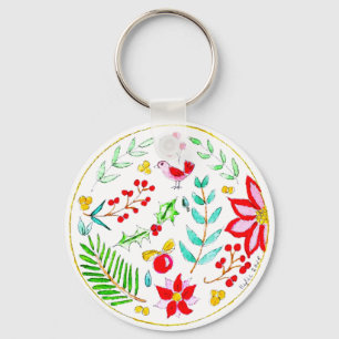 Festive Ornament Key Ring