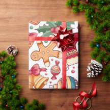 Festive Ornaments and Gingerbread Christmas