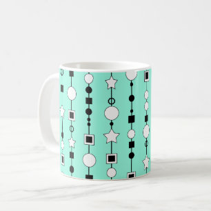 Festive pattern with string beads and jewellery st coffee mug