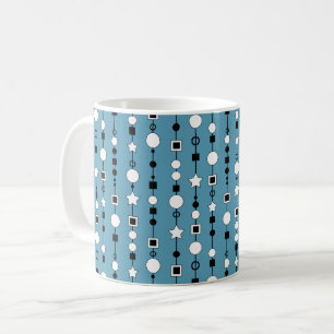 Festive pattern with string beads and jewellery st coffee mug