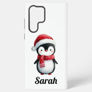 Festive Penguin in Holiday Cheer Samsung Galaxy Case