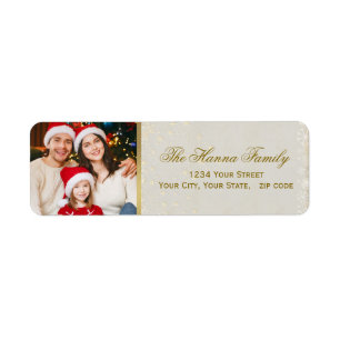 Festive Personalised Family Photo Merry Christmas