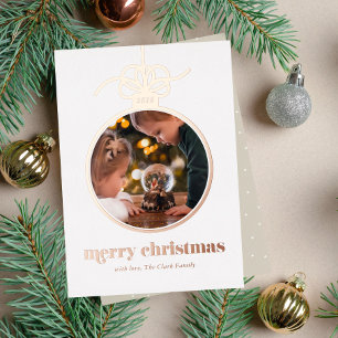 Festive Photo In Christmas Ornament 