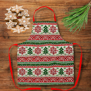 Festive Pine motifs Apron