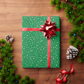 Festive Polka Dot Wrapping Paper