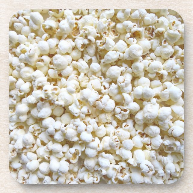Festive Popcorn Decor Photography Coaster (Front)
