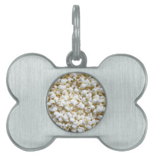 Festive Popcorn Decor Photography Pet ID Tag
