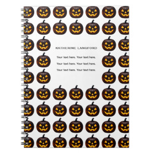 Festive Pumpkin Halloween Notebook