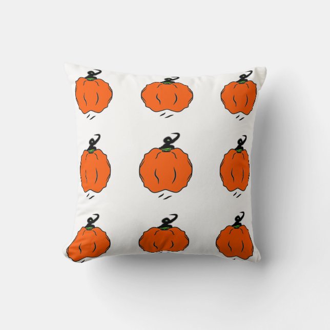 Festive Pumpkin Zen Cushion (Front)