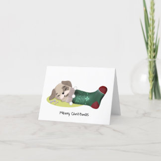 Festive Puppy Holiday Card