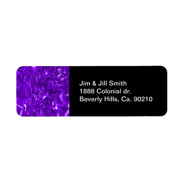 Festive Purple Foil (Front)