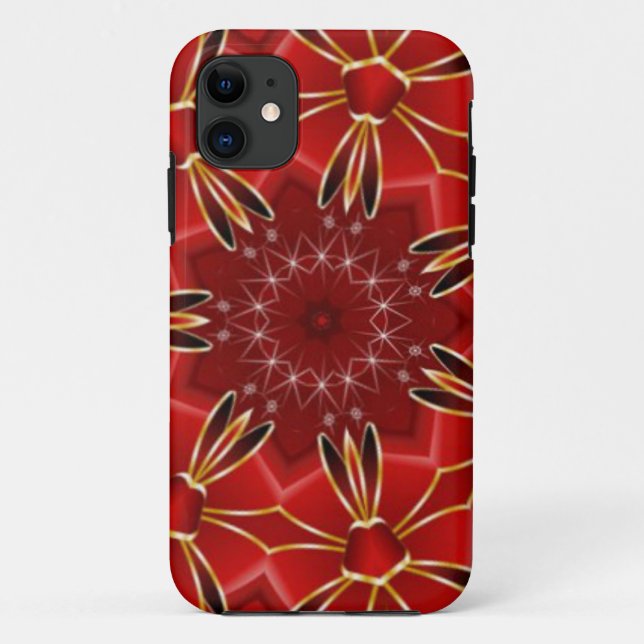 Festive Red Case-Mate iPhone Case (Back)