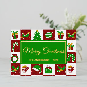 Festive Red Christmas Personalised Holiday