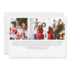 Festive Red Script Merry Christmas Four Photo