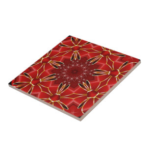 Festive Red Tile