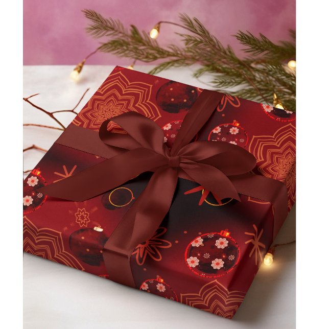 Festive Red Wrapping Paper (Creator Uploaded)