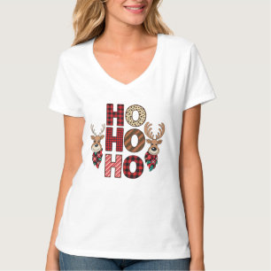Festive Reindeer Trio Christmas T-Shirt