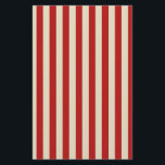 Festive Retro Vintage Vertical PopCorn Stripes Stationery<br><div class="desc">A retro style festive popcorn red and beige stripes decor in horizontal or in vertical fashion are a modern classic graphic design style that always make for a great custom gift for yourself or for someone special on your list, these are sure to make an impression on any festive occasions....</div>