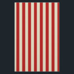 Festive Retro Vintage Vertical PopCorn Stripes Stationery<br><div class="desc">A retro style festive popcorn red and beige stripes decor in horizontal or in vertical fashion are a modern classic graphic design style that always make for a great custom gift for yourself or for someone special on your list, these are sure to make an impression on any festive occasions....</div>